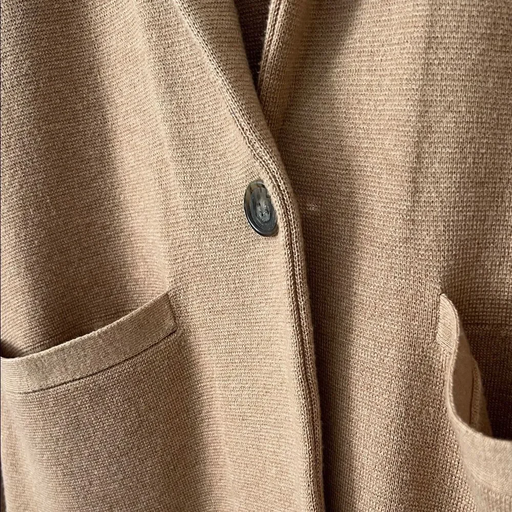 Like New! J.Crew Schoolboy Knit Sweater Blazer in Heather Acorn in Size XS